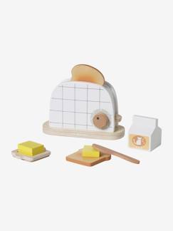 -Houten toaster set