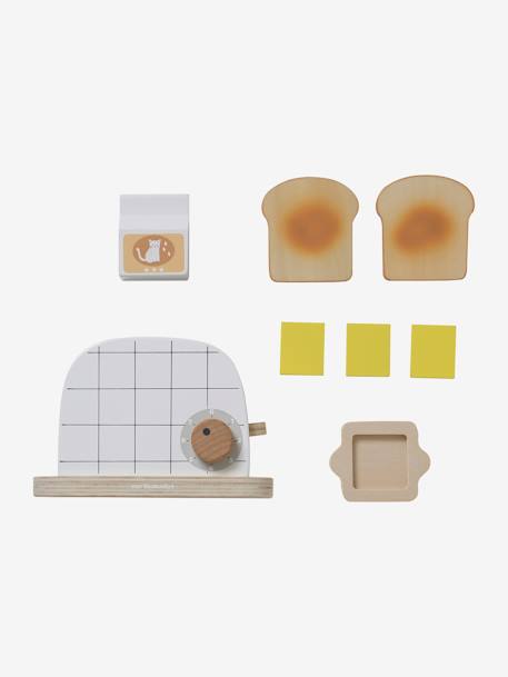 Houten toaster set meerkleurig - vertbaudet enfant 