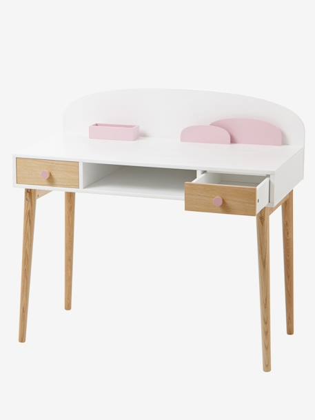 Bureau enfant LIGNE CONFETTI blanc - vertbaudet enfant 