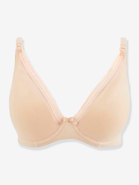 Zwangerschaps- en borstvoedingsbeha Milk CACHE COEUR met beugels BLUSH+BORDEAUXROOD+ZWART - vertbaudet enfant 