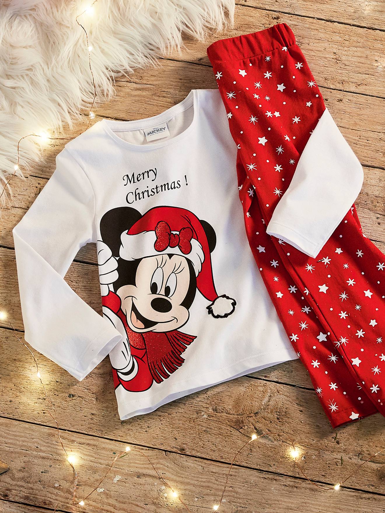 8 Ans Rouge Visiter la boutique DisneyDisney Pyjama de Noël Mickey Mouse pour garçons et Filles 