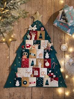 Linnengoed en decoratie-Decoratie-Kader, affiche, fotolijsten-Adventskalender Kerstboom