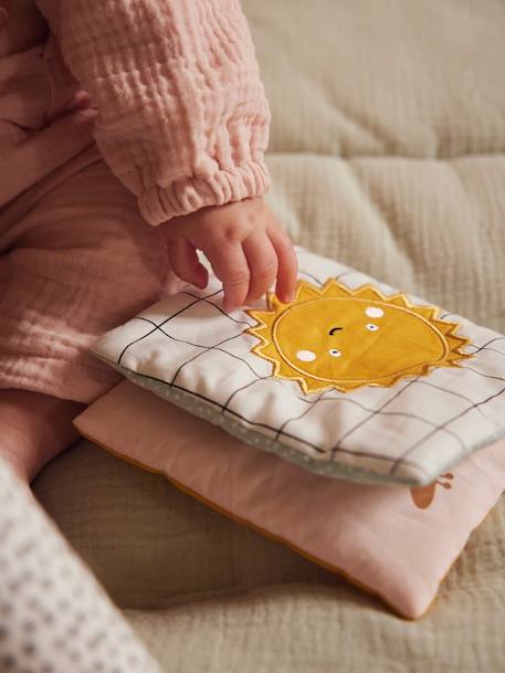 Tapis d'éveil en gaze de coton Tanzanie+vert sauge - vertbaudet enfant 