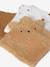 Lot de 6 lingettes lavables Ourson caramel - vertbaudet enfant 