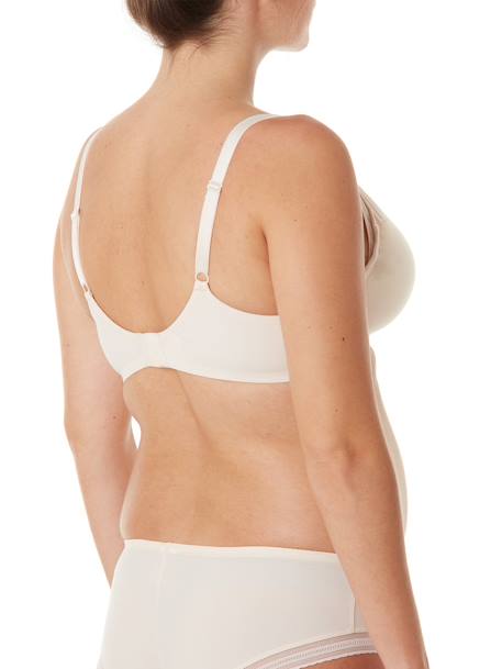 Zwangerschaps- en borstvoedingsbeha Milk CACHE COEUR met beugels BLUSH+BORDEAUXROOD+ZWART - vertbaudet enfant 