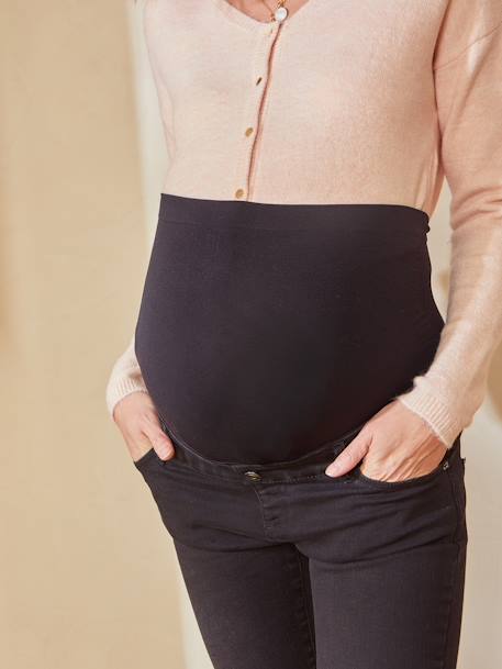 Jean de grossesse skinny bandeau sans couture BRUT CF SWATCH+GRIS/NOIR CF SWATCH - vertbaudet enfant 