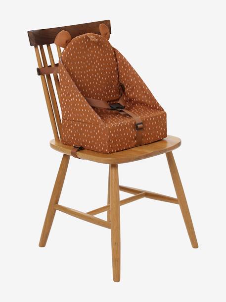 Rehausseur de chaise beige imprimé+blanc imprimé+bleu grisé+écru+GRIS+multicolore+noisette+noisette+rayé blanc+rose pâle - vertbaudet enfant 