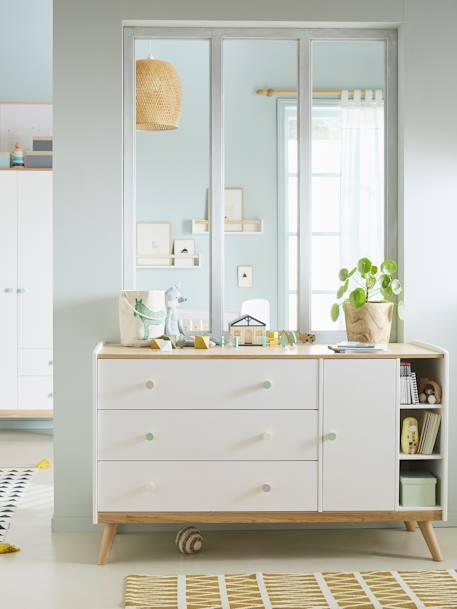 Commode XL LIGNE CONFETTI blanc - vertbaudet enfant 