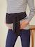 Ceinture maternité en maille à nouer noir - vertbaudet enfant 