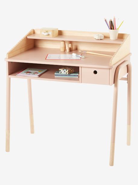 Basisschoolbureau LIGNE AMAZONE GROEN+Roze - vertbaudet enfant 