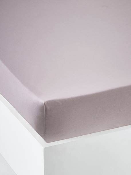 Drap-housse uni enfant anthracite+blanc+bleu clair+bleu jean+bleu vert+corail+gris+lila clair+marine+pistache+rose clair+terracotta+vert - vertbaudet enfant 