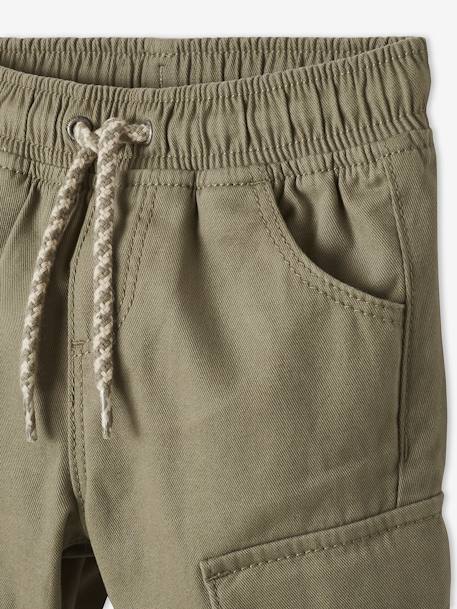 Pantalon bébé battle cappuccino+kaki - vertbaudet enfant 