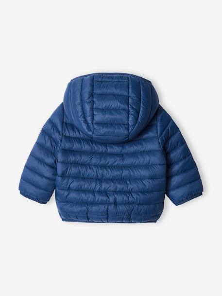Doudoune légère bébé à capuche navy - vertbaudet enfant 