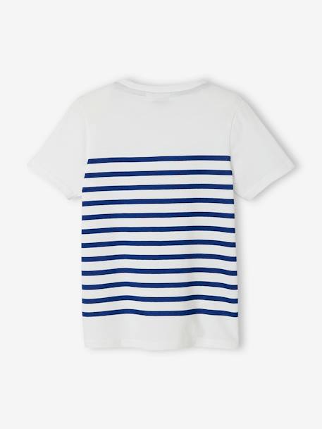 T-shirt garçon Pat'Patrouille Blanc rayé - vertbaudet enfant 
