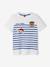 T-shirt garçon Pat'Patrouille Blanc rayé - vertbaudet enfant 