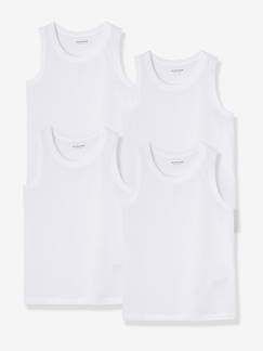 -Lot 4 débardeurs maillot de corps BASICS