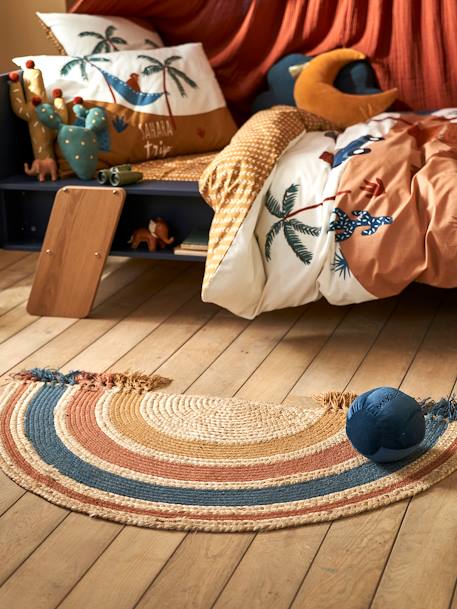 Regenboog jute tapijt WILD SAHARA blauw/meerkleurig - vertbaudet enfant 
