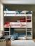 Lit superposé triple Everest 90x190cm BLANC/BOIS - vertbaudet enfant 