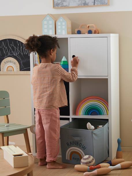 Meuble de rangement 6 cases BLANC - vertbaudet enfant 