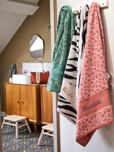 Serviette de bain personnalisable vert - vertbaudet enfant 