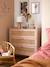 Commode en cannage POÉSIE rose+vert - vertbaudet enfant 
