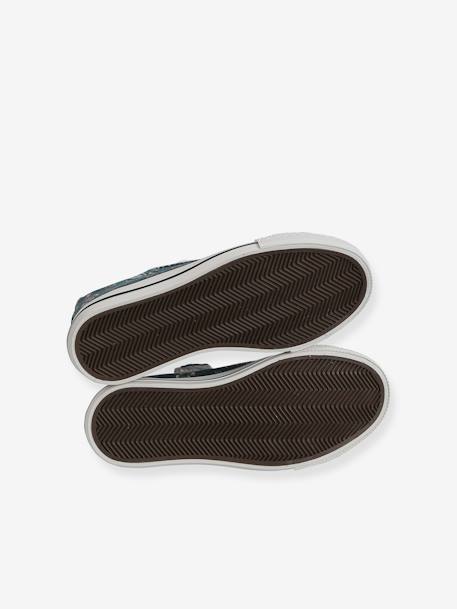 Stoffen decoratieve sneakers voor meisjes groene tropische print+rouge - vertbaudet enfant 