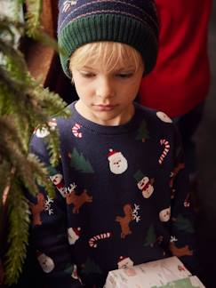 Jacquard jongenstrui met grappige motieven voor de kerst  - vertbaudet enfant