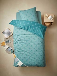 Linge de maison et décoration-Linge de lit enfant-Parure housse de couette + taie d'oreiller enfant PALMIERS