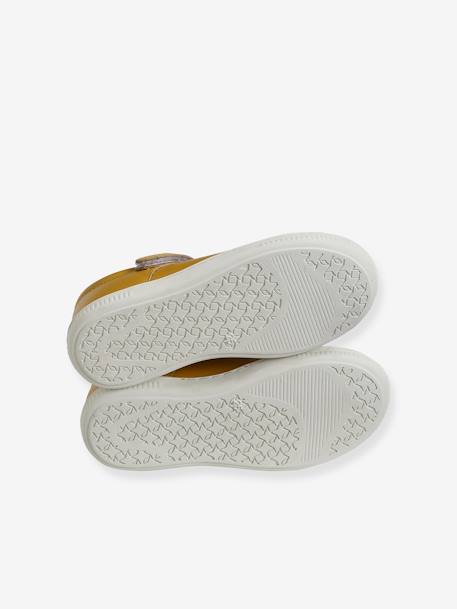 Babies cuir fille collection maternelle jaune moutarde - vertbaudet enfant 