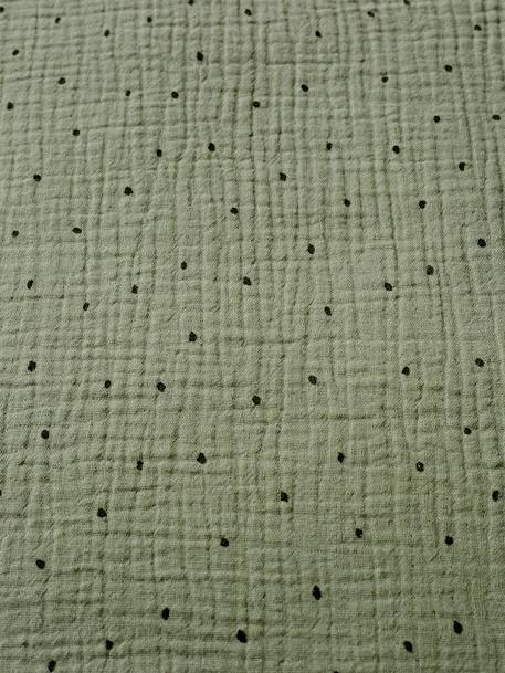 Gigoteuse sans manches en gaze de coton PETIT DINO kaki - vertbaudet enfant 