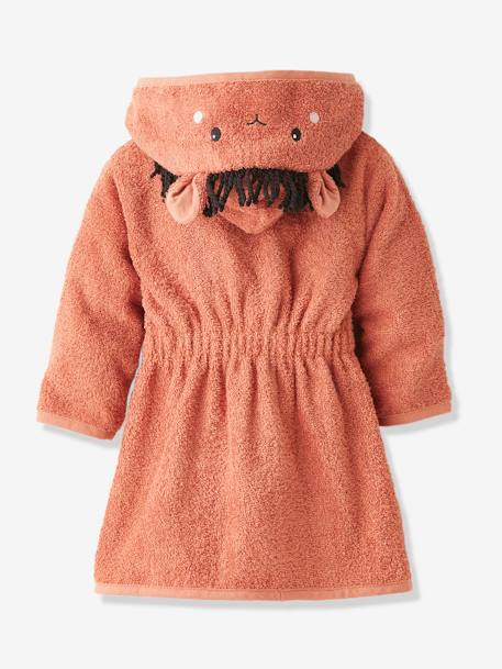 Personaliseerbare badjas voor baby WILD SAHARA terracotta - vertbaudet enfant 