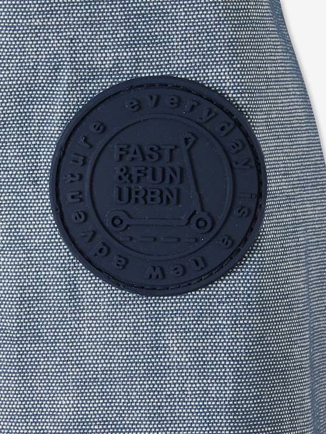 Coupe-vent à capuche garçon en chambray déperlant CHAMBRAY - vertbaudet enfant 