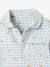Pyjama bébé en flanelle de coton ouverture naissance carreaux ivoire - vertbaudet enfant 