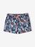Short de bain motifs tropiques fille bleu imprimé - vertbaudet enfant 