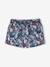 Short de bain motifs tropiques fille bleu imprimé - vertbaudet enfant 