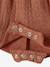 Combi-short en gaze de coton bébé terracotta imprimé - vertbaudet enfant 