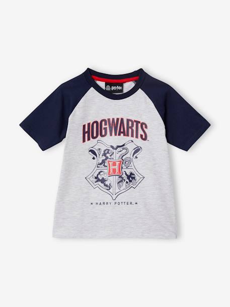 Pyjashort jongens Harry Potter® Grijs / blauw gestreept - vertbaudet enfant 