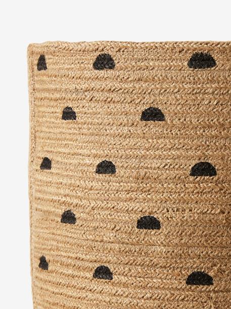 Panier de rangement XL en jute Ethnique naturel - vertbaudet enfant 