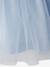 Robe cérémonie fille satin et tulle BEIGE POUDRE+BLANC+bleu ciel - vertbaudet enfant 