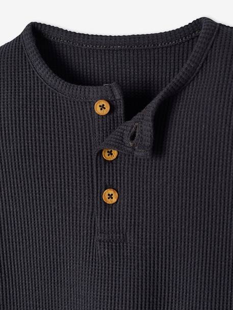 Ensemble bébé T-shirt et pantalon en molleton gris béton - vertbaudet enfant 