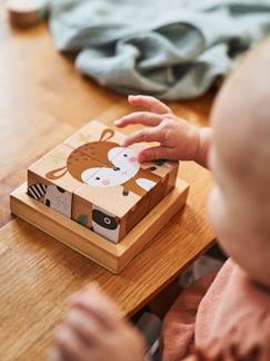 Speelgoed-Educatief speelgoed-Enchanted Forest 4-kubus puzzel gemaakt van FSC® hout