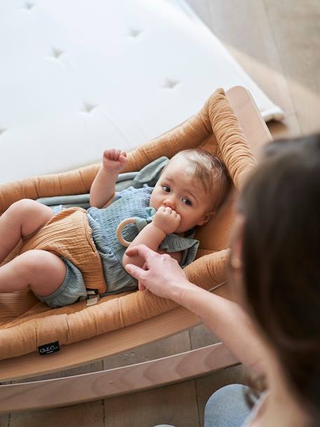 Transat Levo de Charlie Crane CAMEL+écru+gris+MIMOSA+rose - vertbaudet enfant 