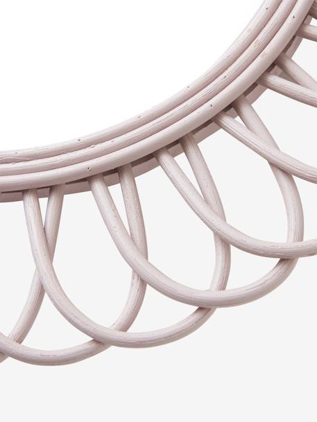 Miroir ovale en rotin DOUCE PROVENCE violet - vertbaudet enfant 