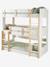 Lit superposé triple Everest 90x190cm BLANC/BOIS - vertbaudet enfant 