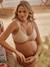 2 brassières de grossesse et d'allaitement en coton bio Beige/Terracota - vertbaudet enfant 