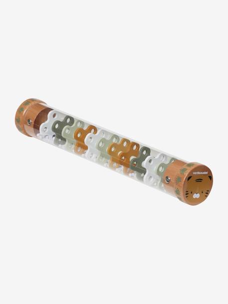 Bâton de pluie géant en bois FSC® rose+VERT MOYEN UNI AVEC DECOR - vertbaudet enfant 