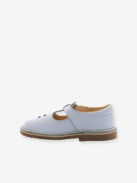 Sandales cuir tannage végétal Dingo 2 blanc+marine - vertbaudet enfant 