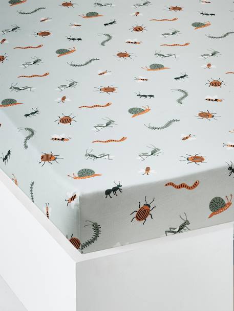 Drap-housse enfant MA CABANE bleu - vertbaudet enfant 