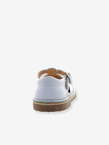 Sandales cuir tannage végétal Dingo 2 blanc+marine - vertbaudet enfant 