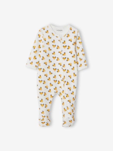 Lot de 2 pyjamas 'en voiture' en velours bébé garçon ouverture zippée lot encre - vertbaudet enfant 